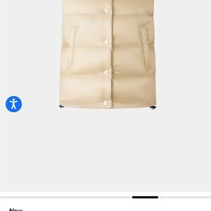 Bogner Beige Puffer Vest